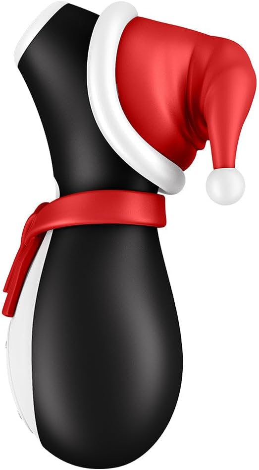 Satisfyer Penguin Holiday Edition Vibrator Sex Toy | Adult Toys for Women | Suction Clitoral Stimulation Vibrator | Vibrating Sexual Pleasure Device | Stimulation Vibrators | Female Wellness Tools |