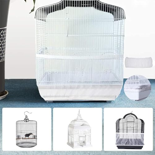 Voarge 2 Universalabdeckung für Vogelkäfig, Vogelkäfig, Sammelkorb, Samenschutz, Vogelkäfig, Schutz für Vögel, Rock