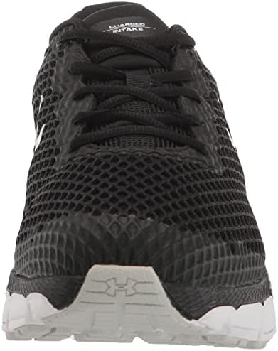 Under Armour Men's Charged Intake 5 Sneaker, Black (001)/White, 15 | Image 1