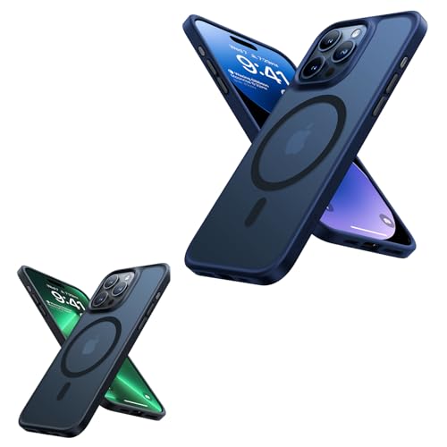 TORRAS Save 15% to Buy Black & BlueMagnetic Guardian for iPhone 15 Pro Max Together