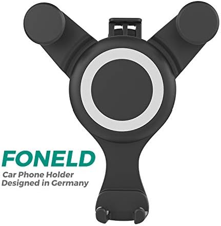 FONELD Car Mobile Holder AC Vent Clip Gravity Lock with One Hand Operation - Designed in Germany
