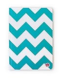 Teal Chevron Fashion Notebook Journal Blank Lined Composition Notebook 7