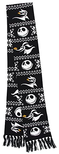 Disney The Nightmare Before Christmas Jack Skellington and Zero Beanie Scarf Set Black2