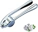 Sweelive Spremiaglio, trita-Aglio in Acciaio Inox con bilanciere per Aglio, Piccoli Utensili da Cucina, Lavabile in lavastoviglie, antiruggine, Colore Argento, 17 x 3,8 cm