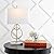 JONATHAN Y JYL1096A Haines 26" Modern Circle Marble/Metal LED Table Lamp Classic Glam Bedside Desk Nightstand Lamp for Bedroom Living Room Office College Bookcase LED Bulb Included, Gold Leaf/White