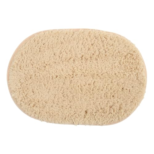 Ipetboom 羊羔?楕玄関マット 吸水性と滑り止め機能付き 屋内用家用フロアマット ベッドルームや玄関にで快適な肌触り