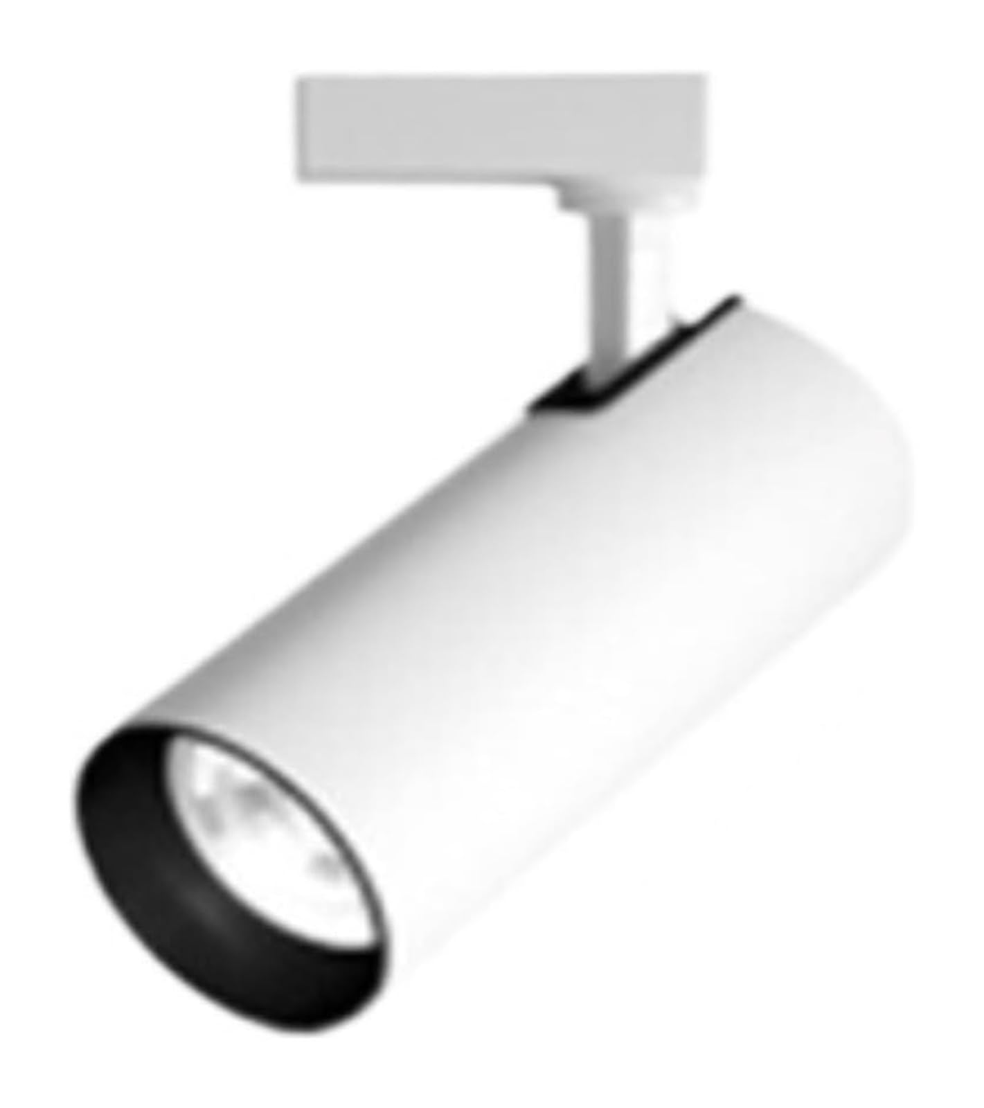 Reflektory sufitowe, Oświetlenie szynowe, 10–30 W, 175–265 V AC, czarno-białe, 3CCT, do domu/kuchni/salonu/sklepu(White,Natural White)