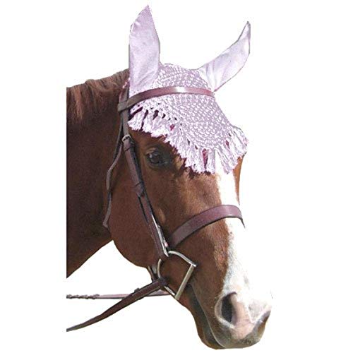 Intrepid International Fancy Ear Nets for Horses, White