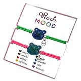 Dinosaur Frog Turtle Dragon Color Changing Mood Bracelet Set for Women Emotion Feeling Temperature Sensing Wrap Bracelet with Card Friendship Jewelry-Frog