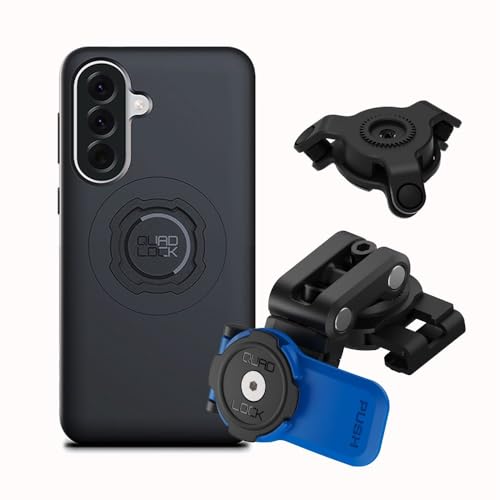 Image of Quad Lock Brake /Clutch Motorcycle Phone Mount with Vibration Dampener and MAG Phone Case for Galaxy A57