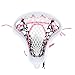 Dioche Lacrosse Mesh Strung Nylon Lacrosse Stick Heads for Easy Replacement, for Training and Competition (Women)