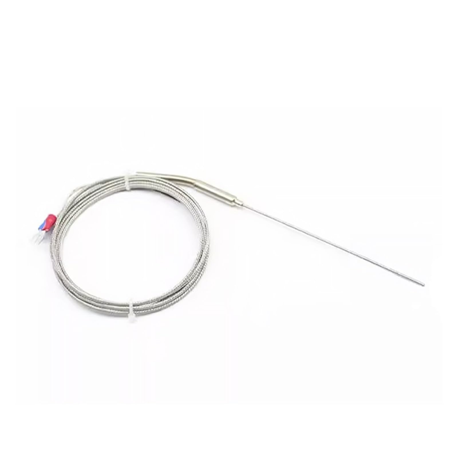 Czujnik temperatury CG K typ K opancerzony termoelement WRNK-191 średnica 1/1,5/2/3/4/5 mm, elastyczna sonda czujnika temperatury z kablem 1,5 m (próba 1,5 mm, 200 mm)
