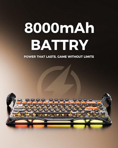 Image of GravaStar Mercury K1 Pro Wireless Mechanical Gaming Keyboard, 75% Layout RGB Custom Keyboard, Aluminum Alloy Matte Black Frame with Phoenix-Inspired Keycaps, Hot-Swappable Linear Switches - CyberFlare