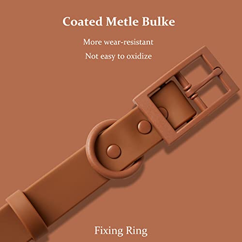 Waterproof-Dog-Collar-for-Small-Medium-Large-Dogs-with-Wear-Resisting-Coated-Metal-BuckleAdjustable-Heavy-Duty-Dog-Collar-Stronger-Than-Leather