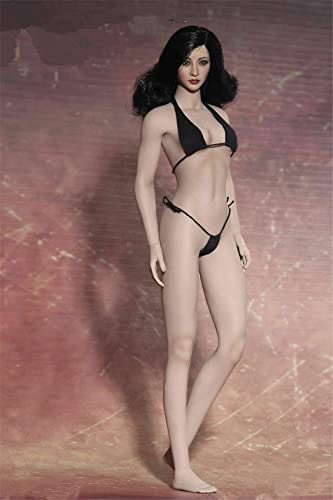 DEZARO 1/6 Scale Female Seamless Pale Body with Metal Skeleton, 30.5 Pulgadas Super Flexible Seamless Action Figure Realistic Full Silicone Body S16 Collectable Doll