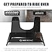 NICECNC Black Skid Plate Protector Rear Swing Arm Guard Compatible with Yamaha YFZ450R 2009-2024, YFZ450RSE 2017-2024, YFZ450X 2010-2011, Replacement for 18P-22361-00-00