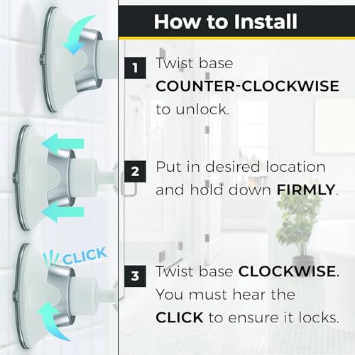 HONEYBULL Fogless Shower Mirror with Suction Mount & Swivel – Anti-Fog Acrylic Bathroom Mirror for Shaving – Built-in Razor Holder, Easy Install (White) - Cosy Home Interiors HONEYBULL Fogless Shower Mirror with Suction Mount & Swivel – Anti-Fog Acrylic Bathroom Mirror for Shaving – Built-in Razor Holder, Easy Install (White) - Image 5