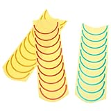 JECOMPRIS Manometer Aufkleber 3 Bögen Wasserfest Verschleißfest Bogenförmige Druckmessgerät Etiketten Für Mechanische Instrumente Klare Anzeige Einfach Zu Montieren