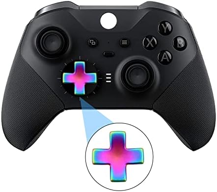 10-in-1 Xbox Elite 2 Metal Controller Accessories, Elite Series 2 Controller Thumbsticks & Paddles Replacement, 4 Replacement Thumbsticks, 1 D-Pad, 4 Paddles, Back Paddles Kit for Xbox Elite Wireless Controller Series 2 (Rainbow) — 사진 4