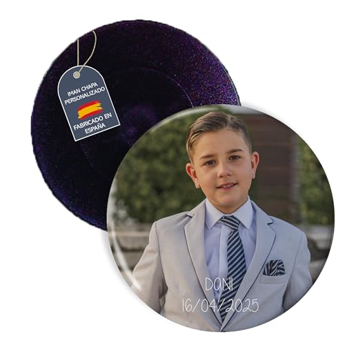 Imanes Personalizados Nevera. Imanes Personalizados Comunion. Foto Iman Nevera Dia De La Madre. Detalles Comunion Para Invitados. Regalos Originales De Bodas. Iman Personalizado Con Foto 1 Unidad