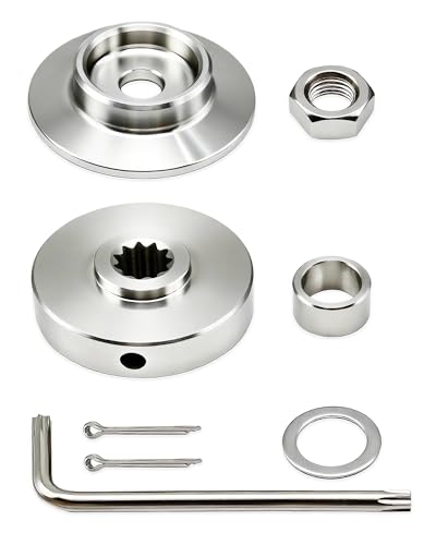 Naleto Stainless Steel Blade Kit Hardware Compatible with SRM Series (Except The High Torque Version),Trimmer & Brush Cutter Saw Blade Conversion Kit for SRM 225 Part# C535000160 ，C535000150