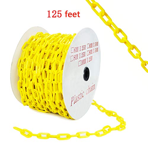 Reliable1St G4 Reliabe1St 126 Feet Yellow Plastic Safety Barrier Chain thumb #1