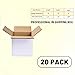 Shipping Boxes 6x6x6 Inches White Boxes for Small Business, 20 Pack (6 x 6 x 6 inch, White)