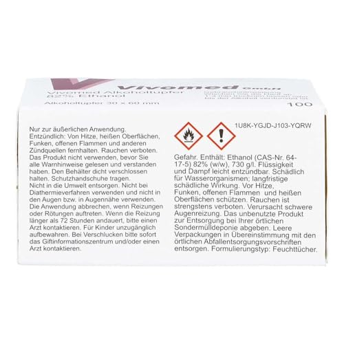 Alkoholtupfer von Vivomed GmbH – 100 Stück