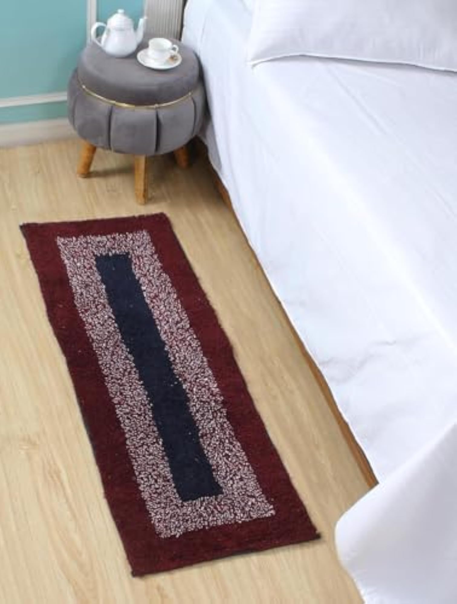 Kitchen Mat Set, Anti-Skid Floor Runner and Bathmat