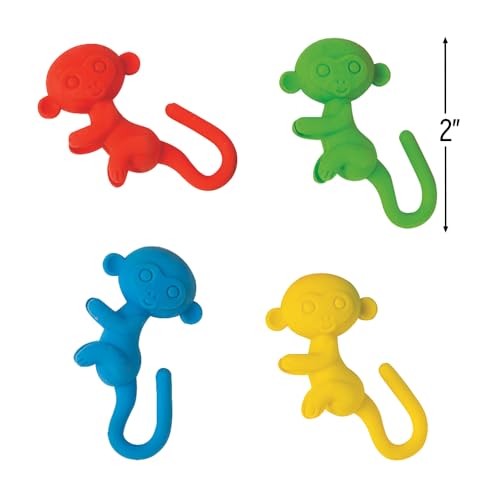 Gomas de borrar mono Fun Express set 24 unidades miniatura 2