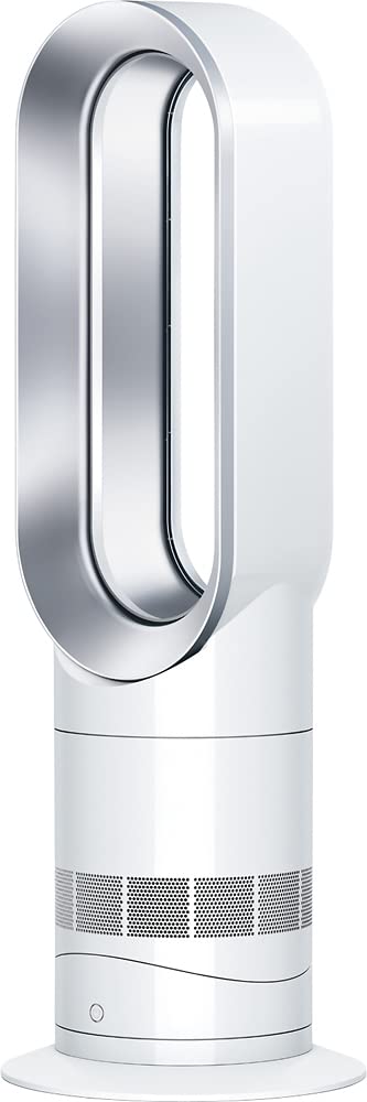 Dyson Hot Cool AM09 Tower Bladeless Fan Heater - White Silver Renewed