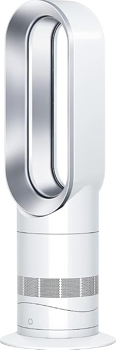 Dyson Hot Cool AM09 Tower Bladeless Fan Heater - White Silver Renewed
