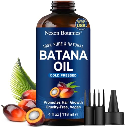 Raw Batana Oil for Hair Growth 4 fl oz - 100% Pure, Natural, Cold-Pressed Oil for Hair, Skin, Face & Lashes - Aceite de Batana