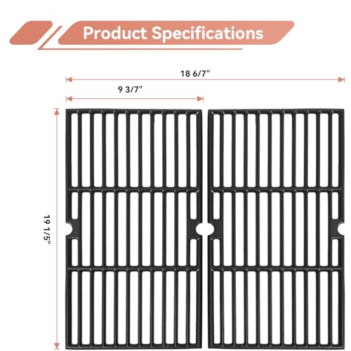 Gcostar Grill Grates for Oklahoma Joe's Longhorn Comb Charcoal/Gas Smoke 12201767,14201767, Oklahoma Joe's Longhorn 18202083,16202046,15202029, Members Mark GR2234801-MM-00 Cooking Grids 2Pack