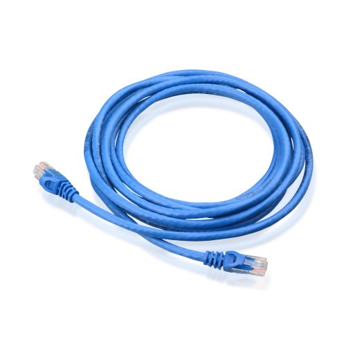 Cable Matters 10Gbps 5-Pack Snagless Cat 6 Ethernet Cable 10 Ft (Cat 6 Cable, Cat6 Cable, Internet Cable, Network Cable) In Blue #TOP7