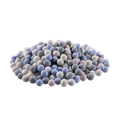 Image of JIHAQUA Aquarium Ceramic Filter Media Bio Filter Rings, Bio Ceramic Ball for Freshwater,Marine Fish Tank,Canister Filter,Koi Pond (Color, 3 Lbs)