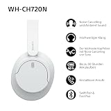 Sony WH-CH720N Noise Cancelling Wireless Bluetooth Headphones - Up to 35 hours battery life and Quick Charge - White - 4