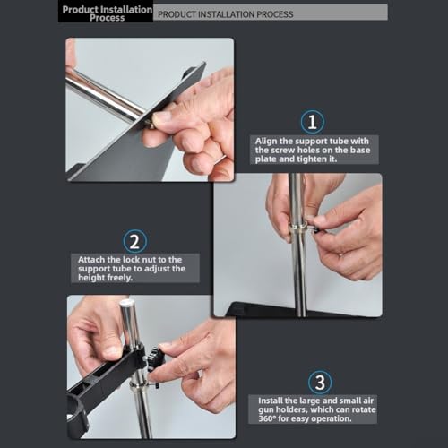 Support chauffant outils réparation téléphone pliable avec pince - 5