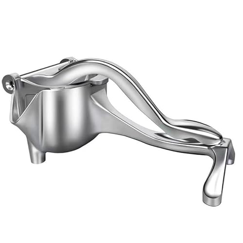 Lavwacd厚手家庭用手動ジューサー シルバー サトウキビ・ザクロ・オレンジ・レモン用 オレンジジュース絞り器