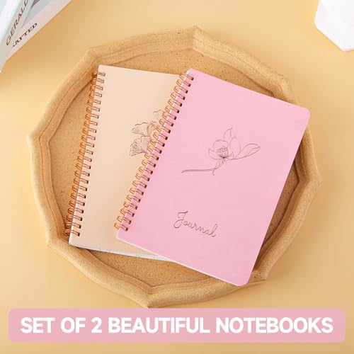Carnet à spirale A5 pour vos notes de réunion rose - 6