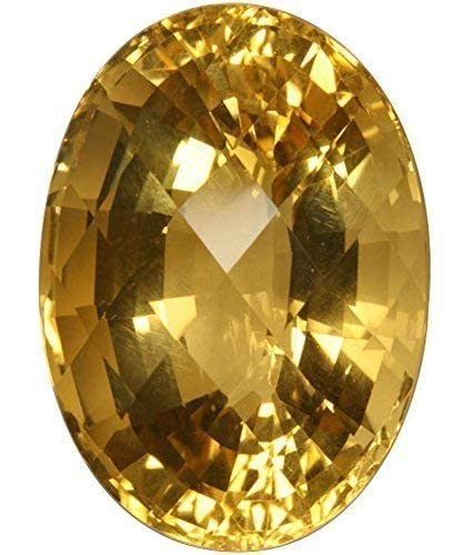 Citrine Stone 10.00 Ratti Certified Sunela Gemstone Stone for Men and Women (A234)