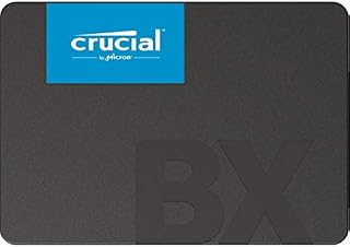 Crucial BX500 240 GB CT240BX500SSD1(Z)-Up to 540 MB/s (Internal SSD, 3D NAND, SATA, 2.5 Inch), Black