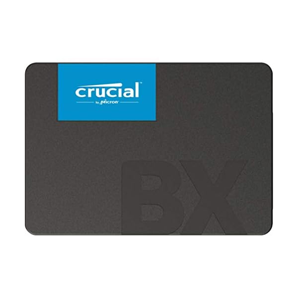 Crucial BX500 de 480 GB hasta 540 MB/s, SSD interno, 2,5 pulgadas, negro