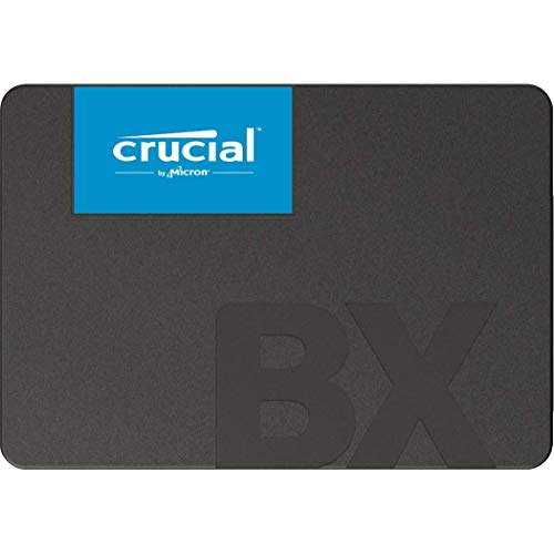 Crucial BX500 240 GB CT240BX500SSD1(Z)-Up to 540 MB/s (Internal SSD, 3D NAND, SATA, 2.5 Inch), Black