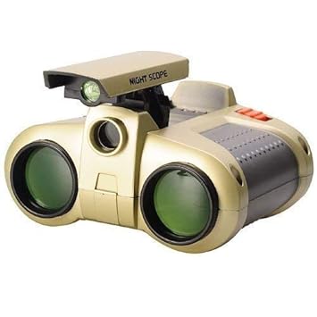 Ascetic Collection Binoculars for Kids Children Night Vision Device 4x30 Binoculars Night Scope with Pop-up Spotlight and Night-Beam Vision Fun Toy for Kids