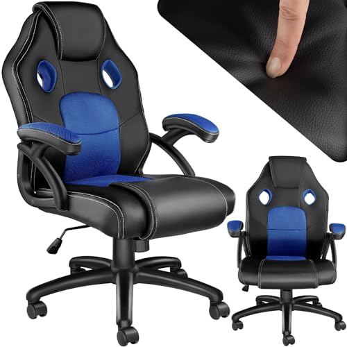 TecTake® Chaise Gaming Chaise de Bureau Fauteuil de Bureau Fauteuil pivotant Design...