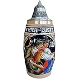 Le complément idéal à vos célébrations ! Que ce soit pour une fête, une réunion d'amis ou simplement pour profiter à la maison, cette carafe allemande ajoute une touche spéciale à chaque occasion, vous permettant de servir et de profiter de votre bière avec style