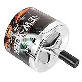 TOPBATHY Automatischer Aschenbecher Drehbarem Deckel Kompakt Tragbar Für Zuhause Büro Selbstverlöschend Kreatives Design