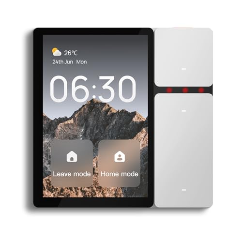 MOES 3.5'' Smart Home Display, All-in-One Control Panel, Integrated BLE & Mesh Hub, IR Remote Control, Control Tuya Smart Switches, Doorbells, Thermos
