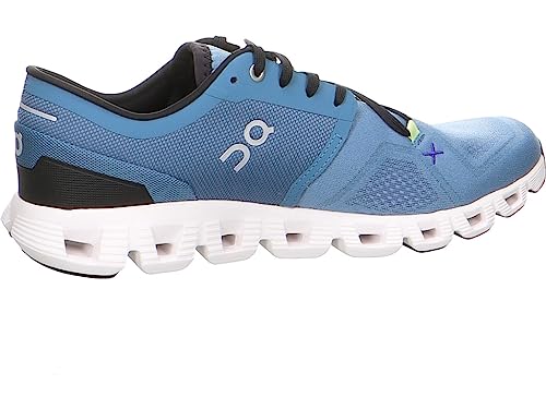 Image of ON Cloud X 3 Mens Shoes Size 9.5, Color: Pewter /White-White